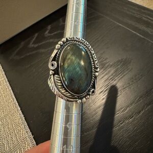 Sterling Silver Labradorite Ring